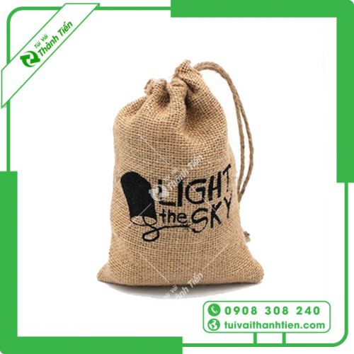 Túi Vải Đay Dây Rút [Tự Nhiên - Chống Nước]