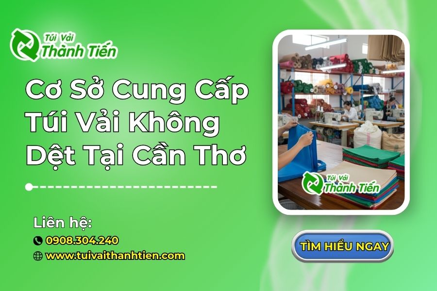 Cơ Sở Cung Cấp Túi Vải Không Dệt Tại Cần Thơ