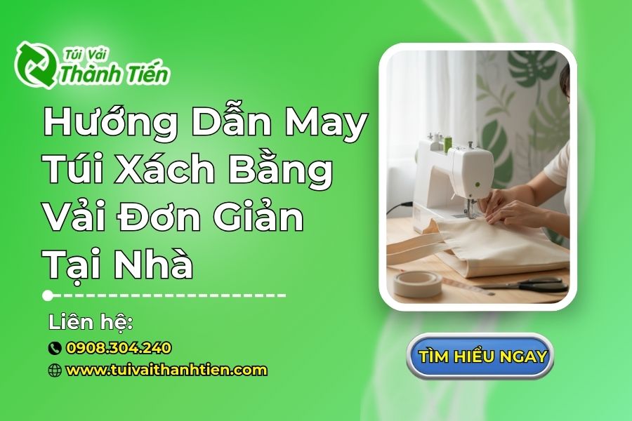 Hướng Dẫn May Túi Xách Bằng Vải Đơn Giản Tại Nhà [Có Video]