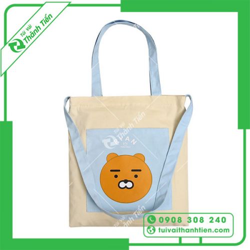 Túi Vải Đeo Chéo Canvas
