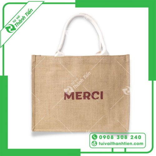 Túi Vải Đay Merci