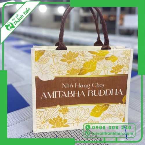 Túi Vải Linen Nhà Hàng Chay