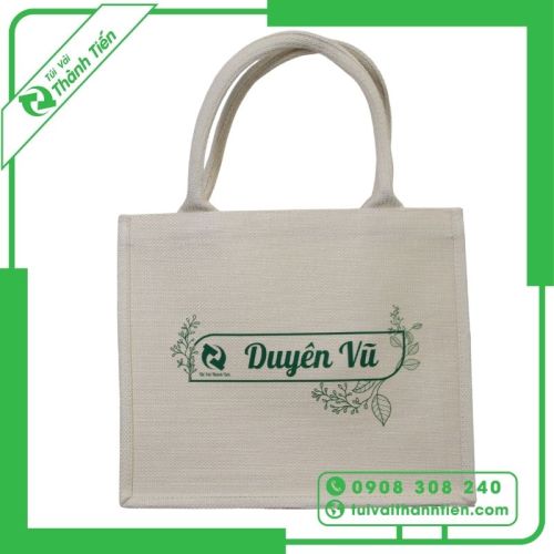 Túi Vải Linen Đặt Tên Theo Yêu Cầu