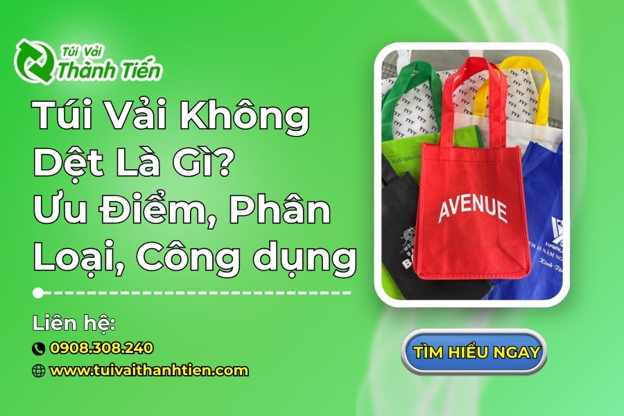 Túi Vải Không Dệt Là Gì? Ưu Điểm, Phân Loại, Công dụng Túi Vải Không Dệt