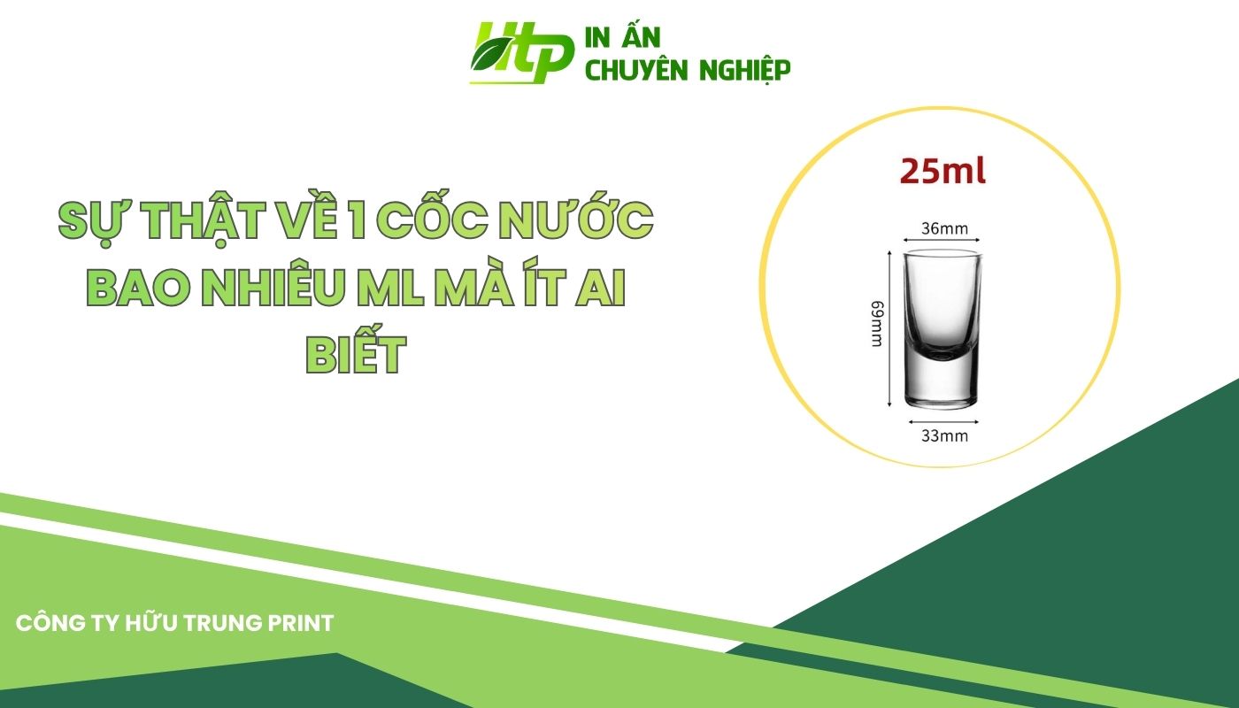 1 Cốc Nước Bao Nhiêu Ml? Quy Đổi Nhanh Chuẩn Xác