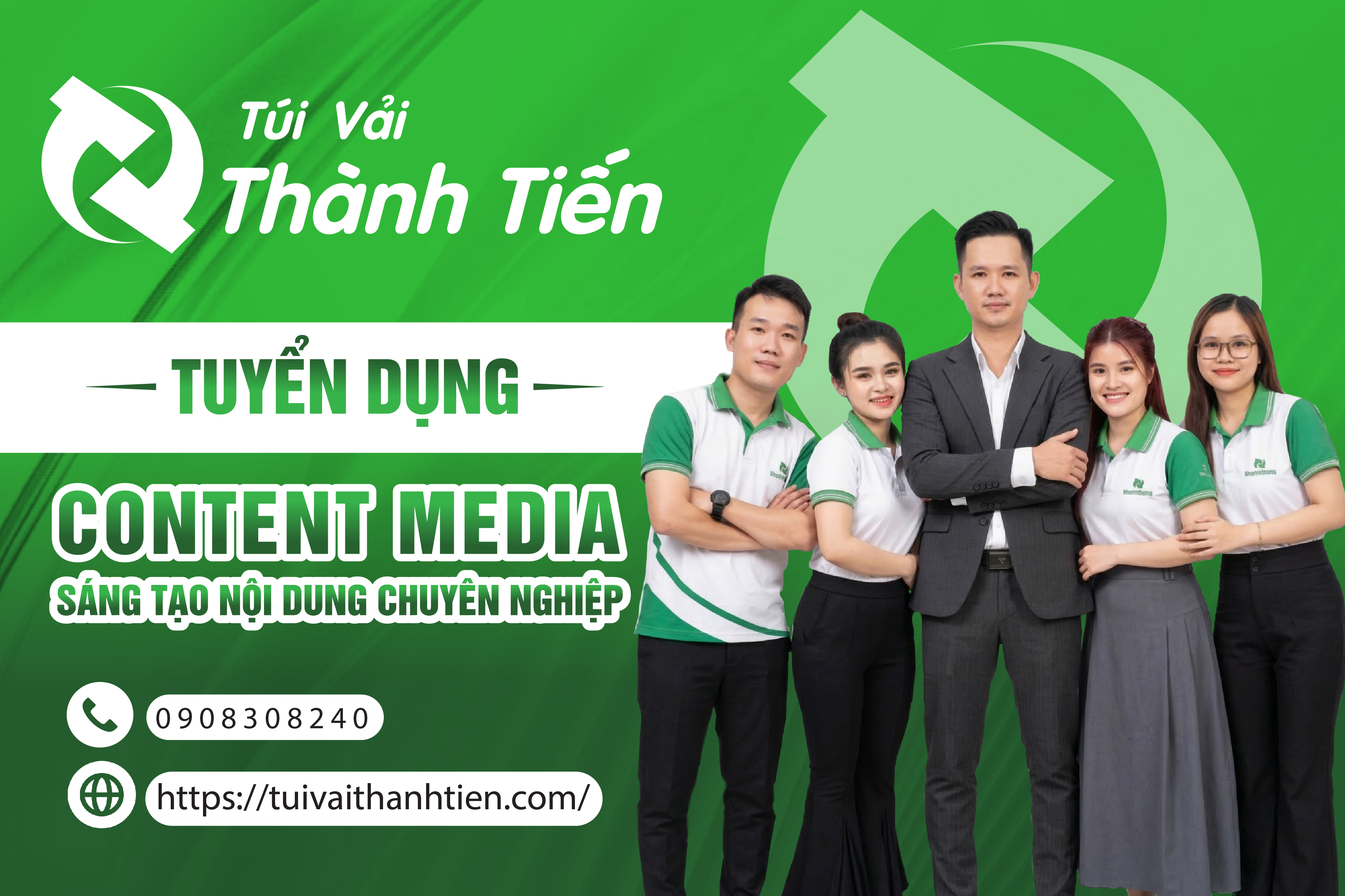 [TUYỂN DỤNG] NHÂN VIÊN CONTENT MEDIA SÁNG TẠO NỘI DUNG CHUYÊN NGHIỆP