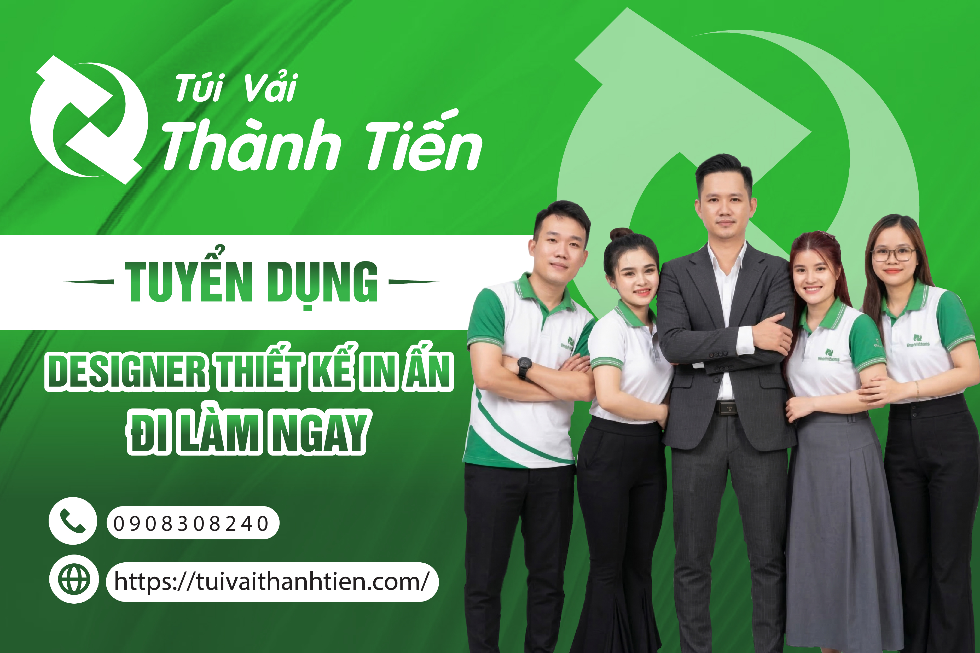 [TUYỂN DỤNG] NHÂN VIÊN DESIGNER THIẾT KẾ IN ẤN ĐI LÀM NGAY