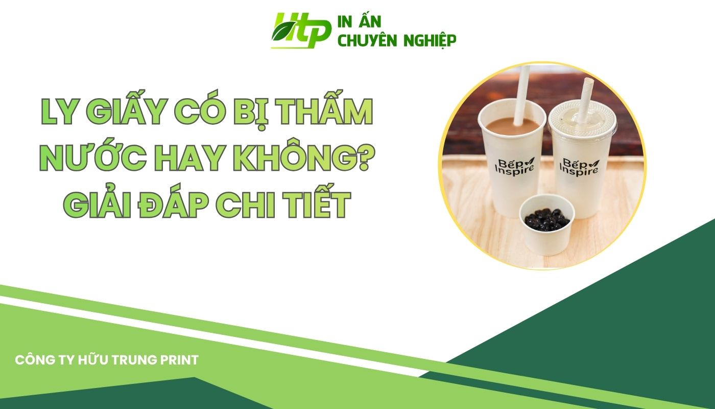 Ly Giấy Có Bị Thấm Nước Hay Không? Giải Đáp Chi Tiết