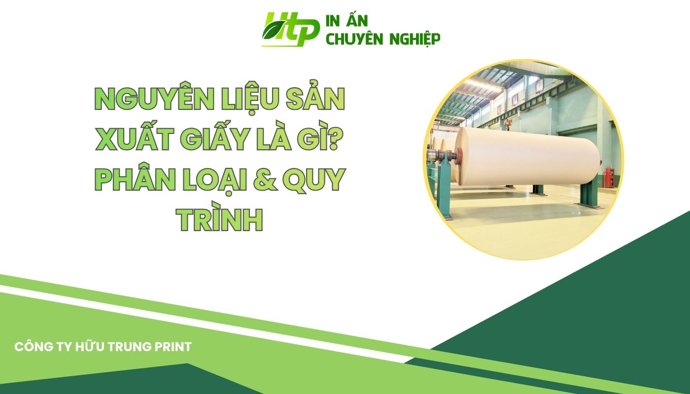 Nguyên Liệu Sản Xuất Giấy Là Gì? Phân Loại Và Quy Trình
